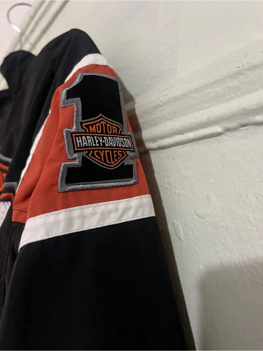 Vintage Harley-Davidson Big Boys Nylon Wind Breaker Jacket.